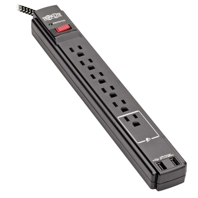 SURGE PROTECTOR 6 OUTLET 2 USB SURGE PROTECTOR 6 OUTLET 2 USB